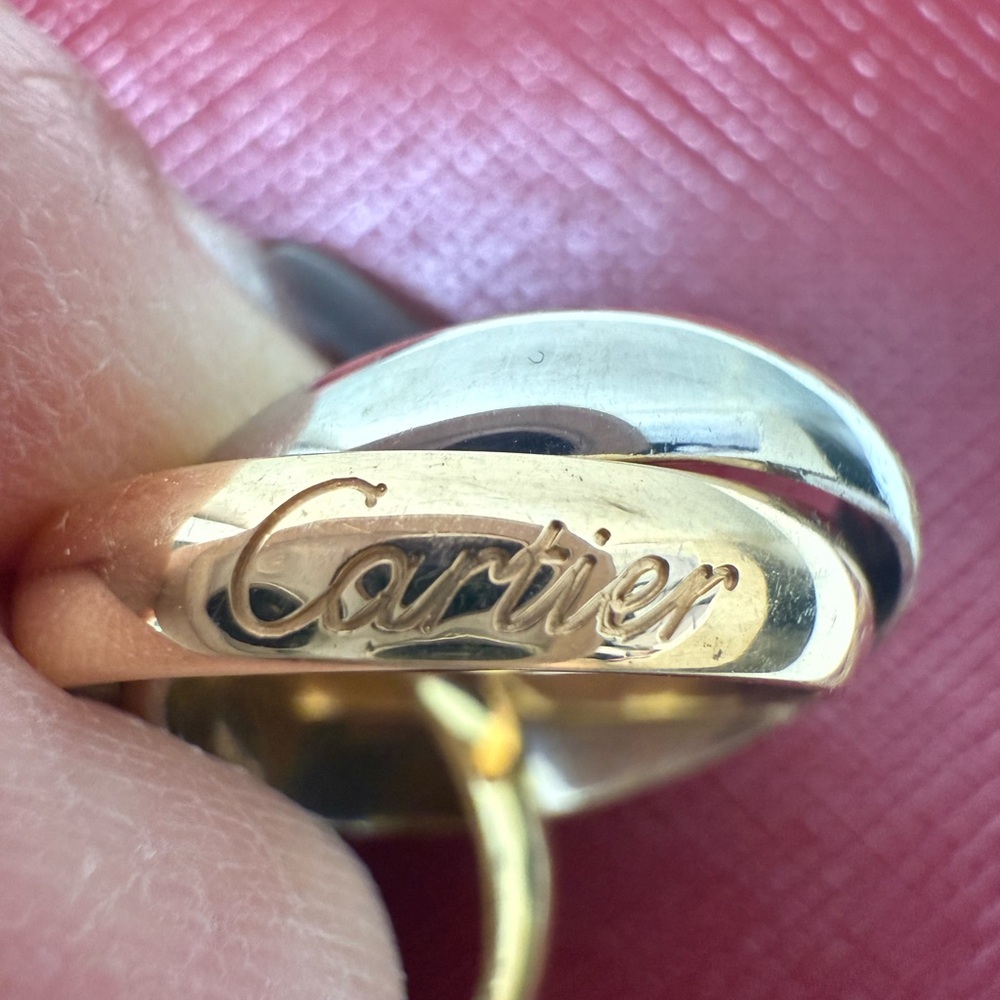 CARTIER TRINITY RING SZ 48 - Picture 9 of 11